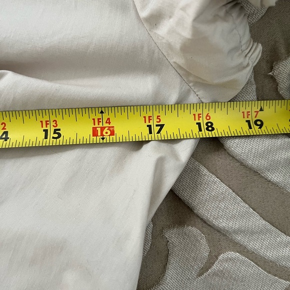 Fiorucci White button down elastic waist romper size 40 IT/4 US NWT Cotton - Picture 5 of 11